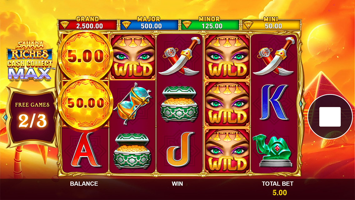Sahara Riches: Cash Collect Max