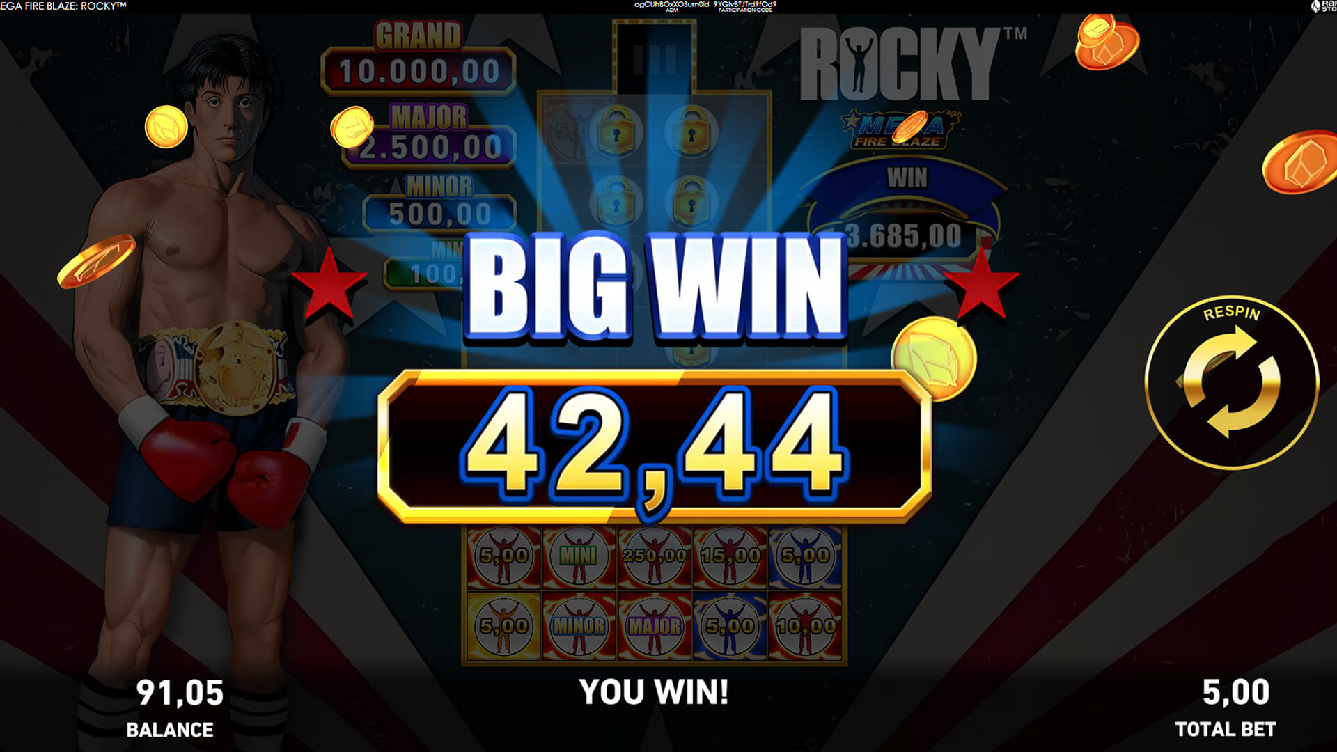 Rocky Mega Fire Blaze