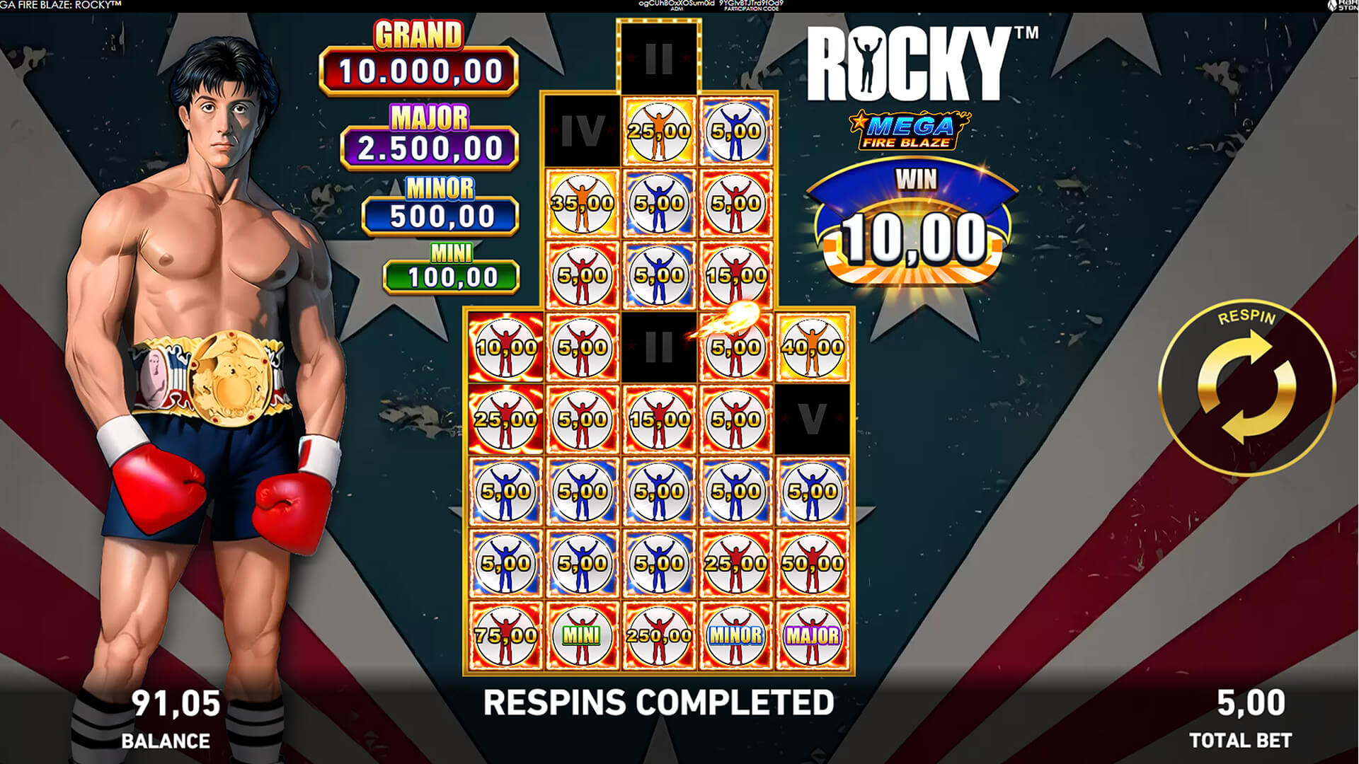 Rocky Mega Fire Blaze