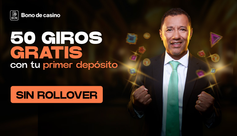 50 GIROS GRATIS CON TU PRIMER DEPÓSITO