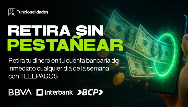 RETIRA TU PLATA SIN PESTAÑEAR